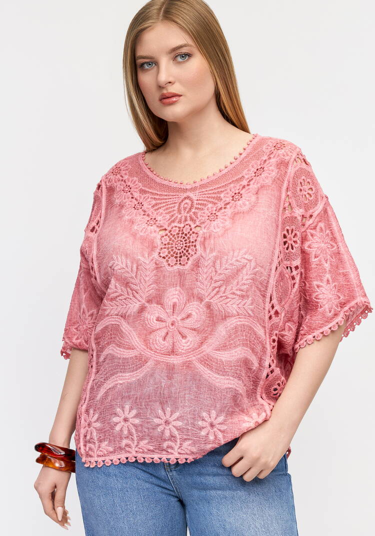 Блуза Ажурный флер шир.  750, рис. 25