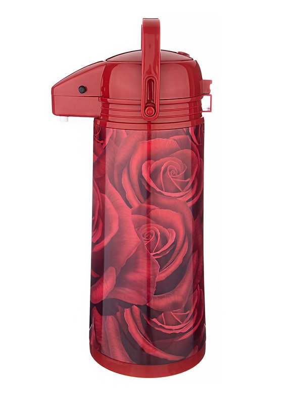 Термос со стеклянной колбой и помпой шир.  580, рис. 8