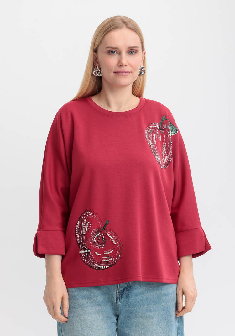 Джемпер Арья с круглым вырезом шир.  750, рис. 4