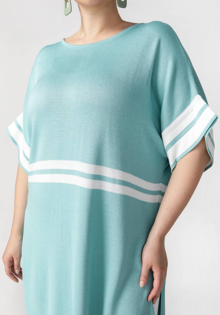 Туника с эффектными полосами шир.  750, рис. 3