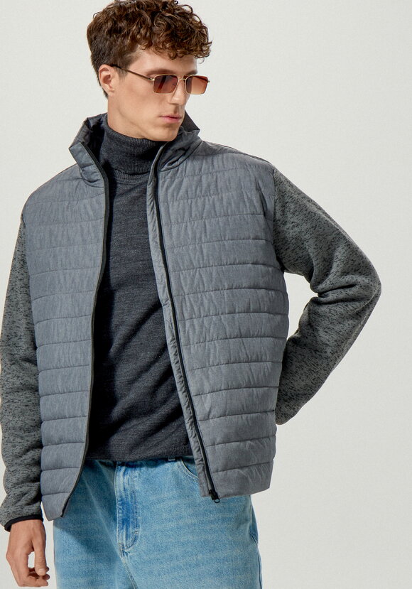 Куртка стеганая с рукавами из трикотажа шир.  580, рис. 10