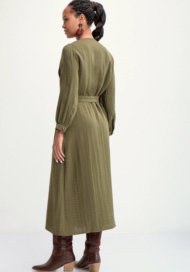 Платье с пуговицами по планке Эмили шир.  750, рис. 3