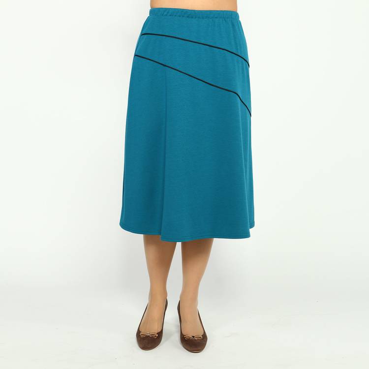 Юбка-трапеция на резинке шир.  750, рис. 21