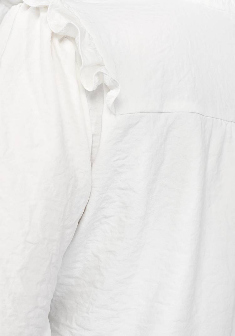 Блуза с объемными рукавами на манжетах шир.  750, рис. 9