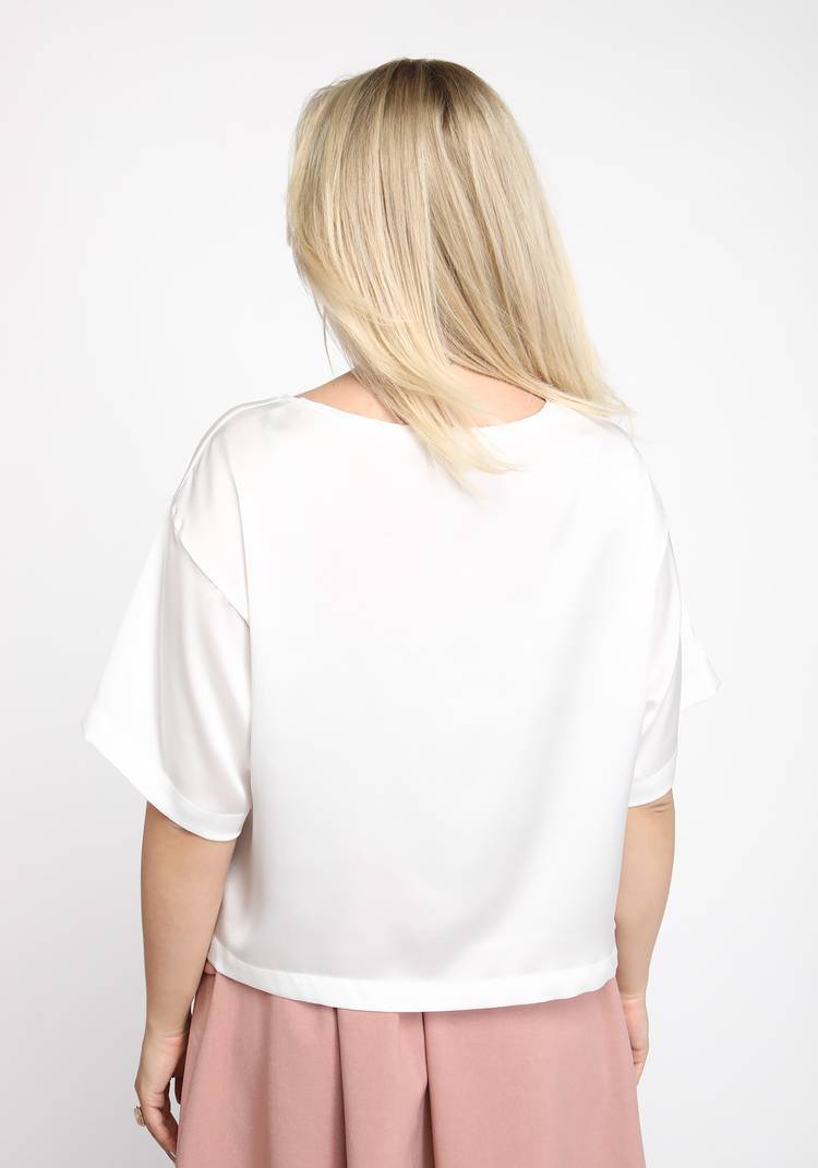 Блуза комфортного свободного кроя шир.  750, рис. 6