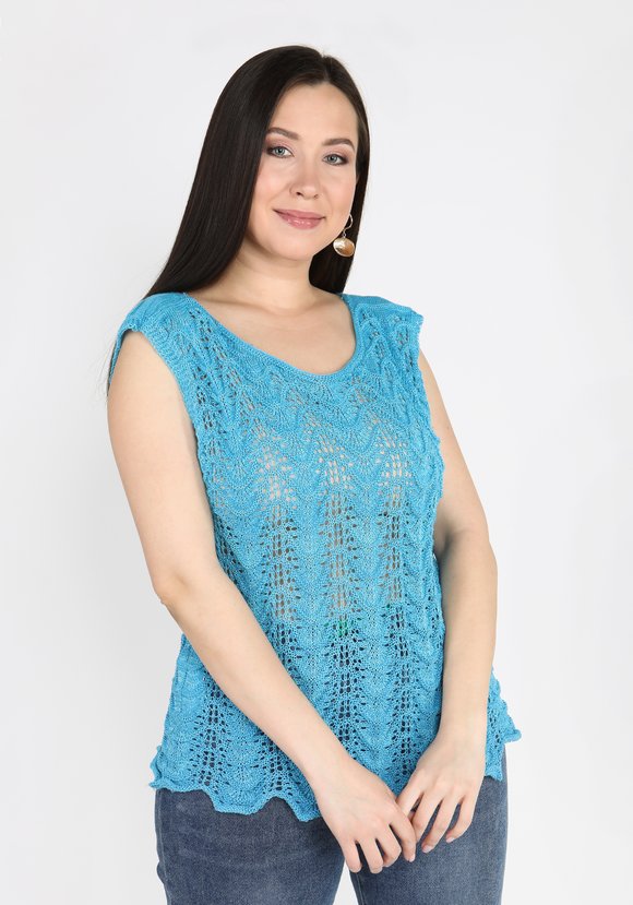 Туника Ажурная красота шир.  580, рис. 12