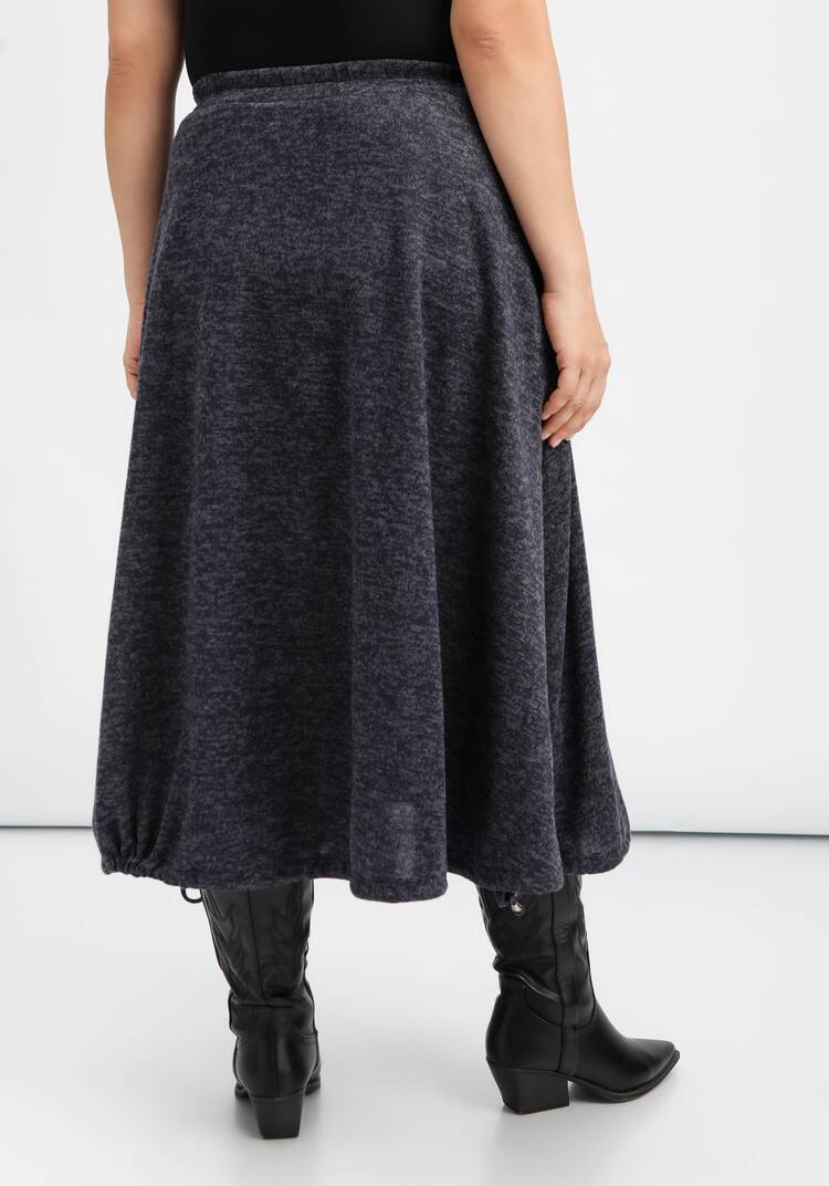 Юбка А-силуэта с кулиской по низу шир.  750, рис. 20