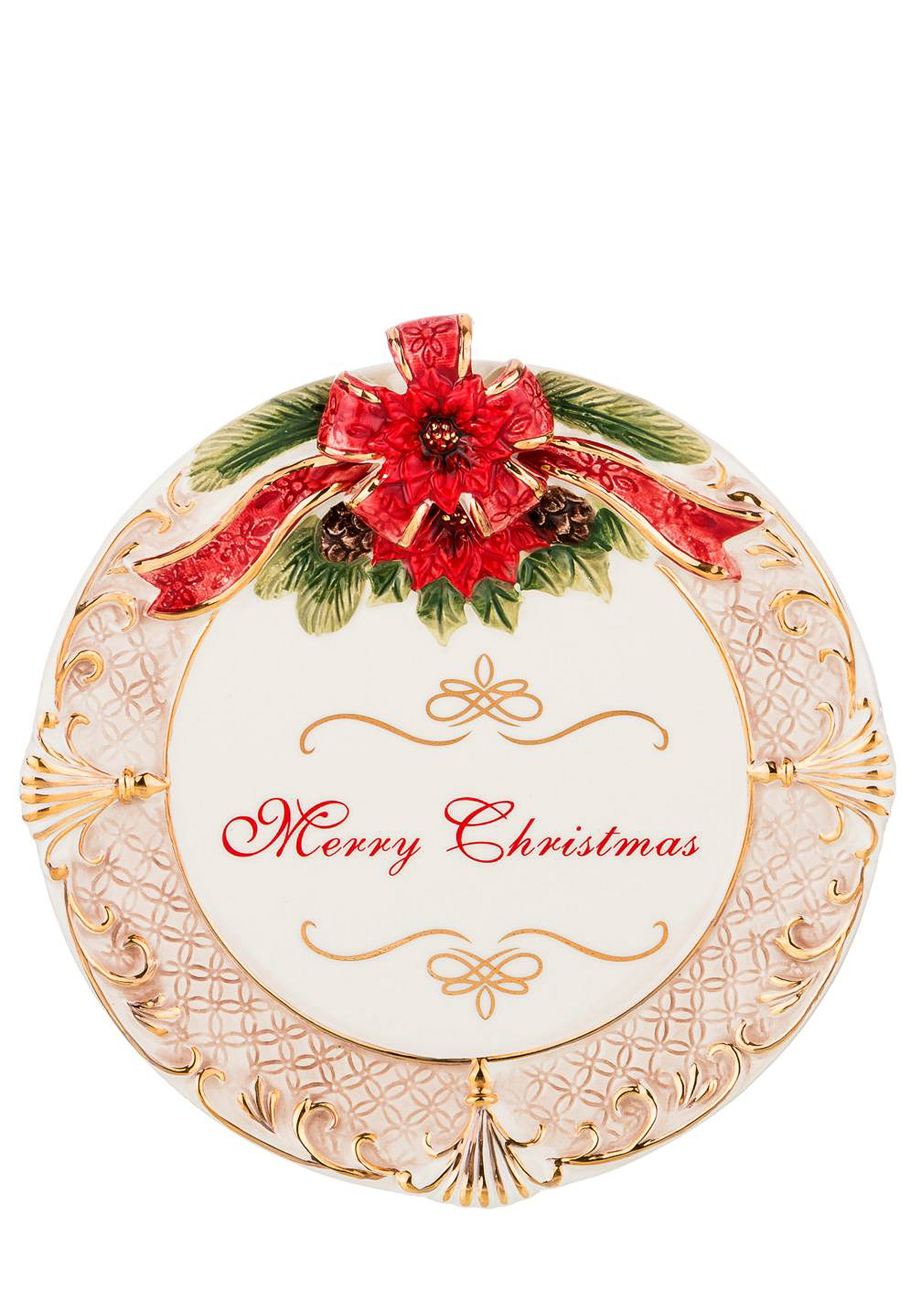 

Блюдо из тонкой керамики "CHRISTMAS", Мультиколор