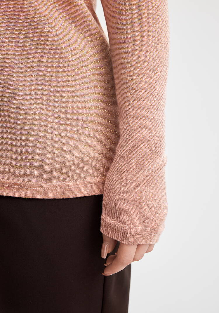 Водолазка Коко с люрексом шир.  750, рис. 5