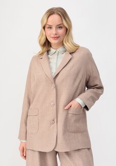 Пиджак однобортный на пуговицах