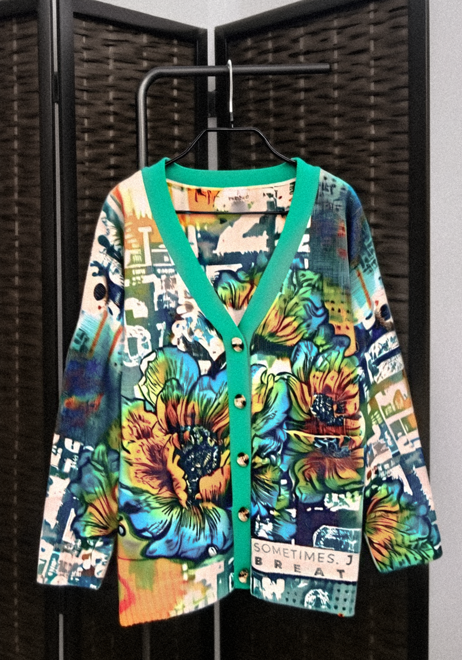 

Кардиган на пуговицах "Вивьен" Resale, Зеленый