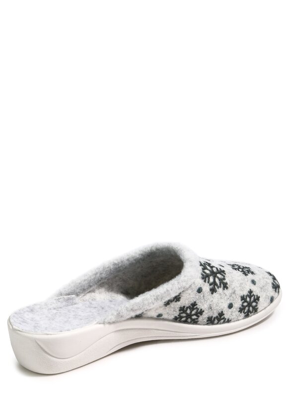 Тапочки женские Снежинки шир.  580, рис. 3