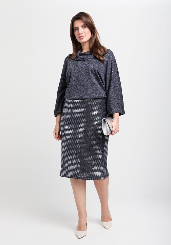 Туника Мелани с пайетками шир.  580, рис. 8