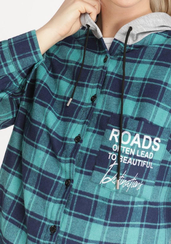 Рубашка в клетку Сюзанна шир.  580, рис. 4