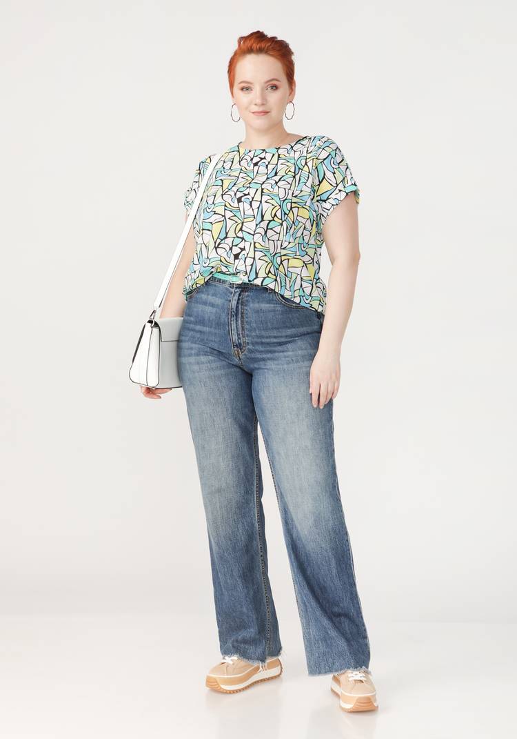 Блуза Невероятное сияние шир.  750, рис. 3