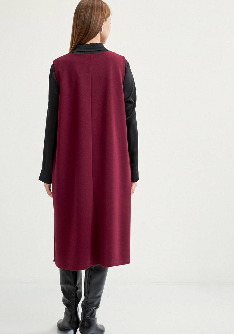 Сарафан трикотажный ,прямой с разрезами шир.  750, рис. 3