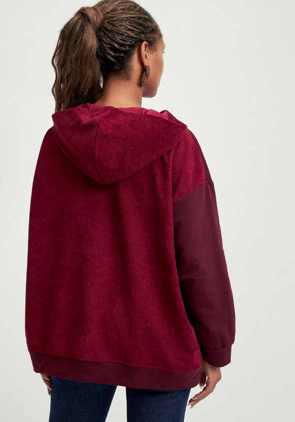 Худи оверсайз комбинированное шир.  580, рис. 20