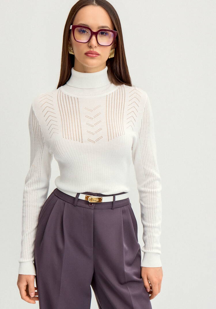 Водолазка из вискозы с узором шир.  750, рис. 15