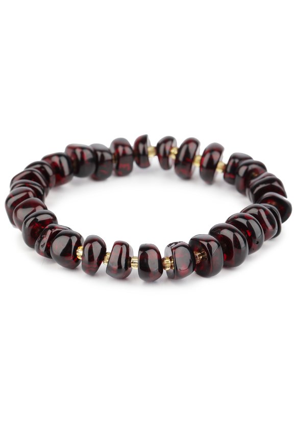 Браслет Янтарный закат шир.  580, рис. 1