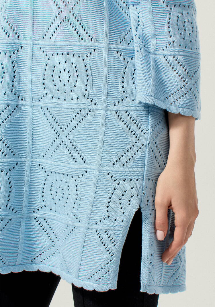 Туника с разрезами по бокам удлиненная шир.  750, рис. 12