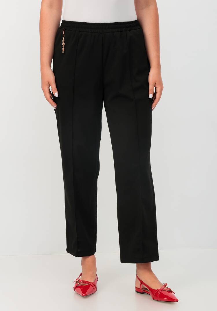 Брюки прямые на резинке по поясу шир.  750, рис. 29