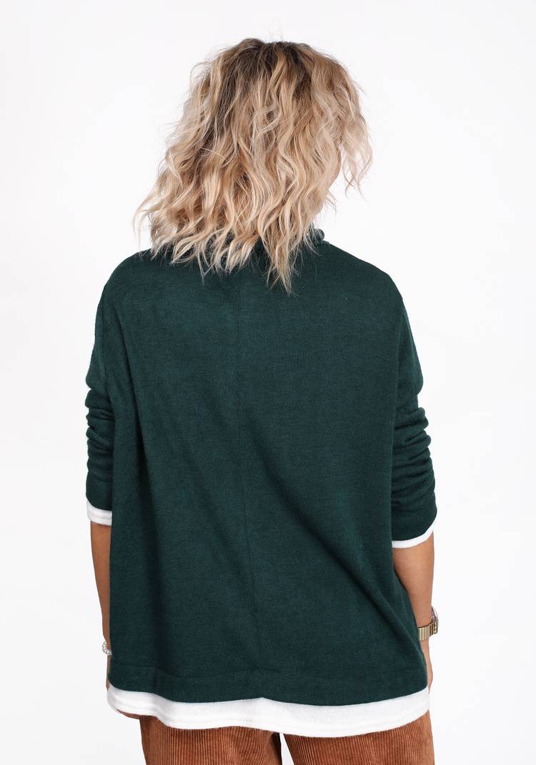 Водолазка комбинированная с длинным рукавом шир.  750, рис. 3