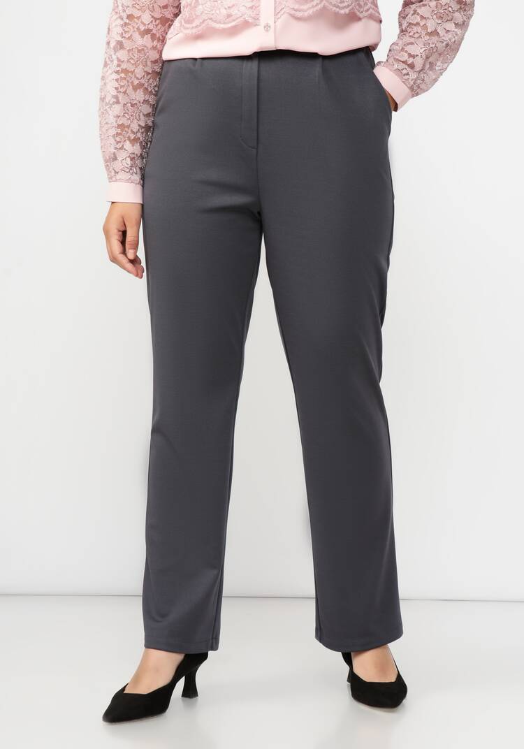 Брюки прямые классические Эмилия шир.  750, рис. 6