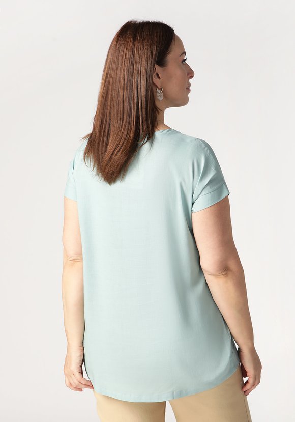 Туника Удивительные цветы шир.  580, рис. 5