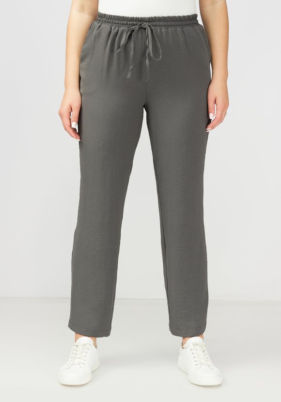 Брюки прямые от бедра с поясом на резинке шир.  580, рис. 9