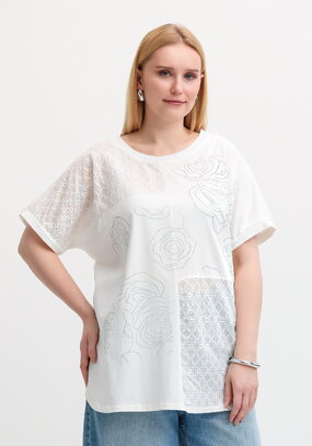 Футболка с рисунком из страз