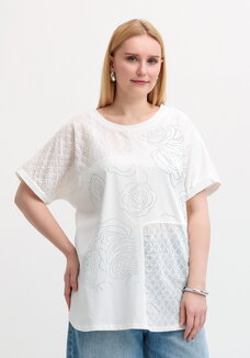 Футболка с рисунком из страз