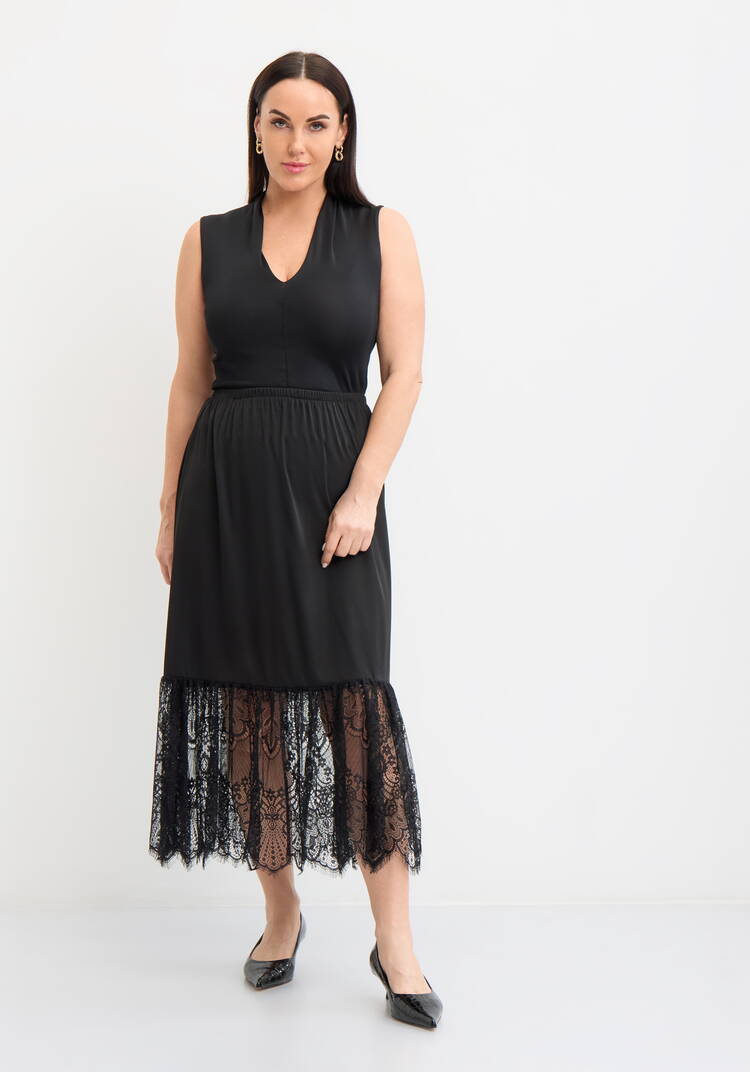 Нижняя юбка с кружевом шир.  750, рис. 2