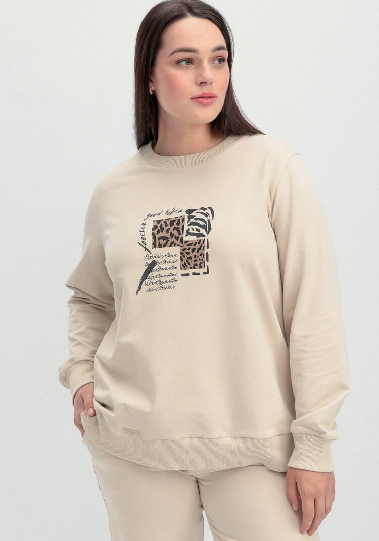 Комплект (брюки и свитшот с принтом) шир.  750, рис. 29