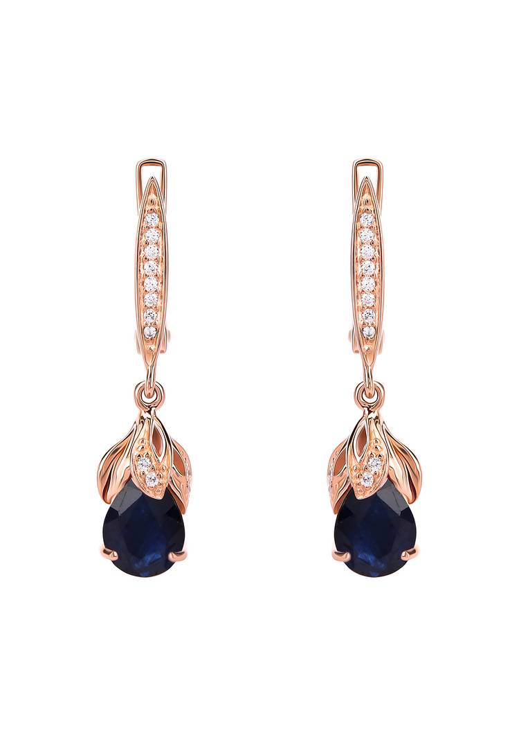 Серьги серебряныеАлександрия шир.  750, рис. 3