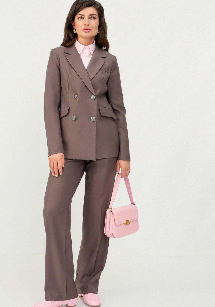 Пиджак на подкладке двубортный шир.  750, рис. 15