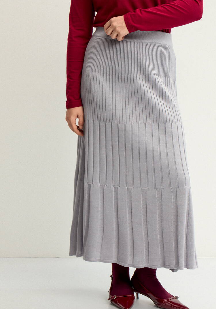 Юбка с фигурными складками шир.  750, рис. 4