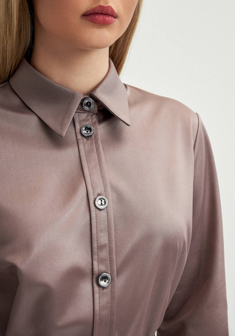 Платье-рубашка трикотажное под кожу шир.  750, рис. 13