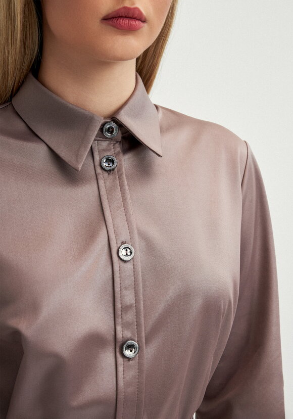 Платье-рубашка трикотажное под кожу шир.  580, рис. 13