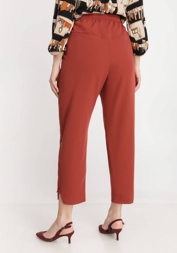 Брюки на резинке высокой посадки шир.  750, рис. 10