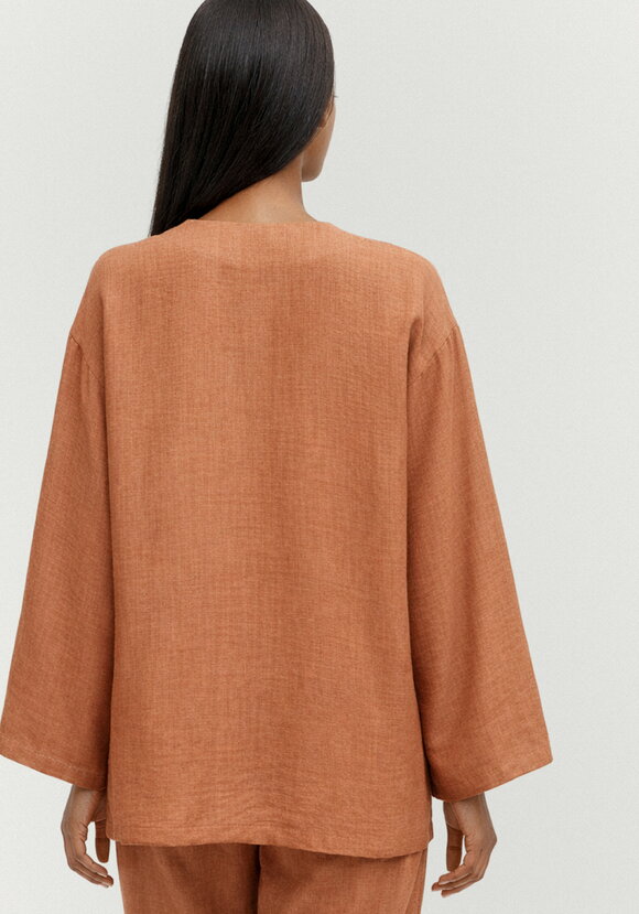 Жакет свободного кроя на пуговице Агата шир.  580, рис. 11