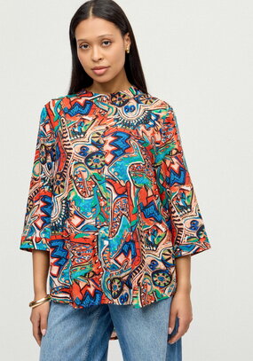 Туника на пуговицах Миланика