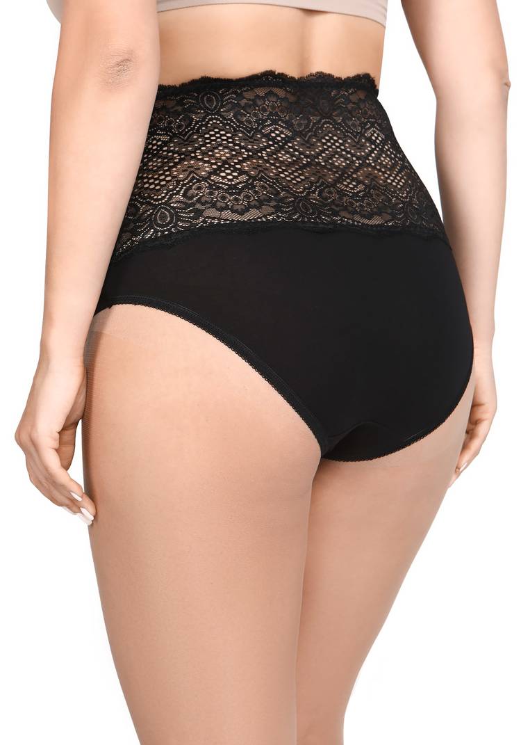 Женские трусы с высокой талией Кружевная магия, 2 шт шир.  750, рис. 8