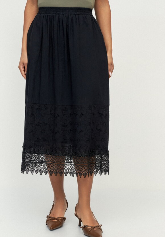 Юбка с кружевом Мишель шир.  580, рис. 12
