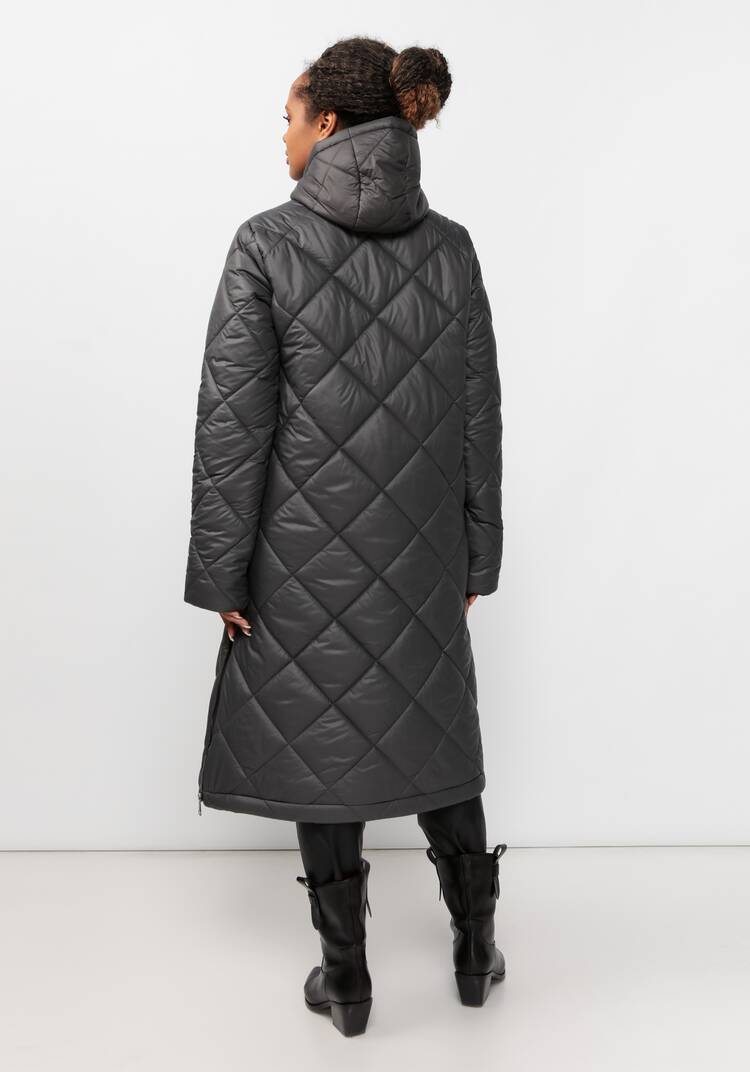 Пальто стеганое с боковыми разрезами шир.  750, рис. 16