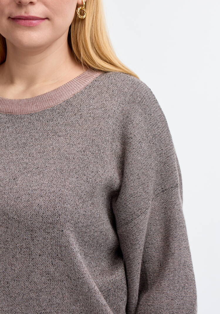 Джемпер с декором и рукавом 3/4 шир.  750, рис. 41