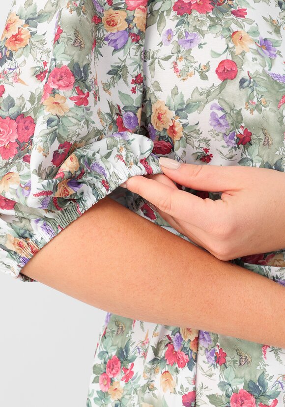 Платье с объемным рукавом свободного кроя шир.  580, рис. 7