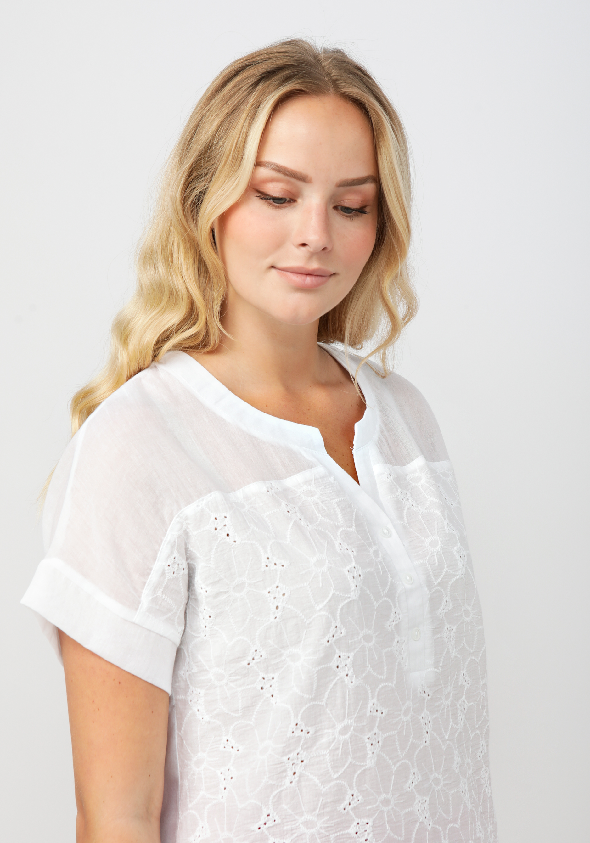 Блуза "Йеннифер" Vittori Vi, размер 54, цвет белый - фото 5
