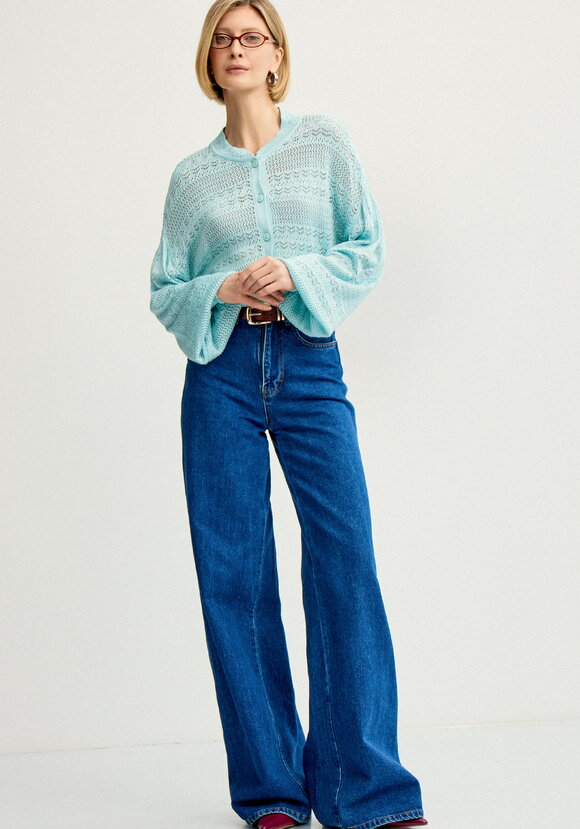 Блуза женская с пышным рукавом шир.  580, рис. 8