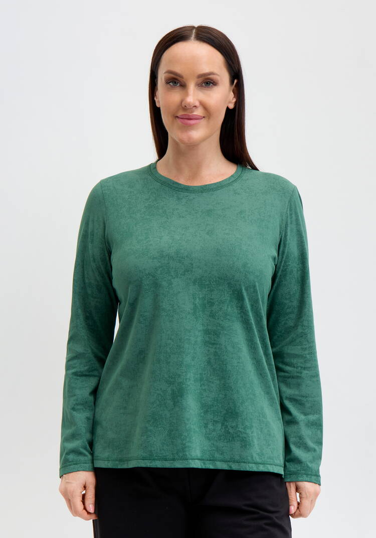 Лонгслив с принтом на горловине спинки шир.  750, рис. 28