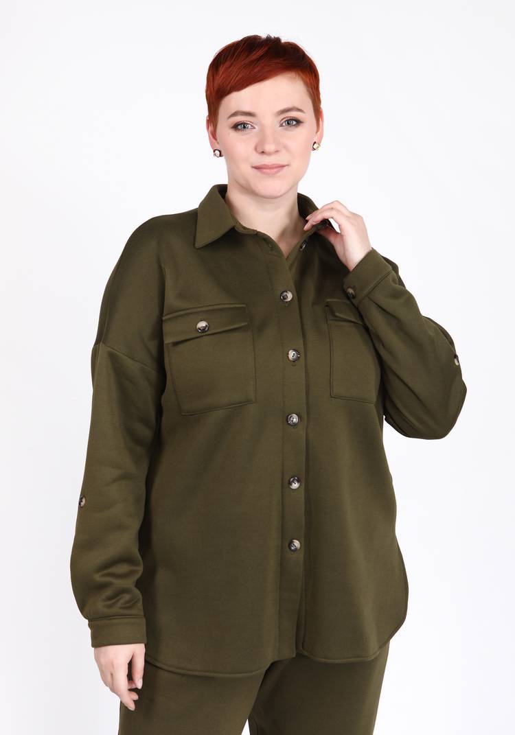 Рубашка удлиненная из футера с начесом шир.  750, рис. 14